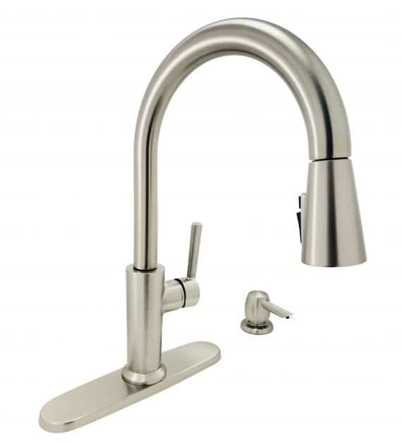 delta-emery-19805z-spsd-dst-single-handle-pulldown-kitchen-faucet-with-soap-dispenser-and-shieldspray-technology-in-spotshield-stainless