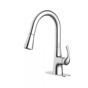 Glacier Bay Clare 1006 743 964 Single Handle Pull Down Laundry Utility Faucet in Chrome