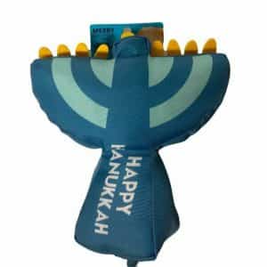 Hanukkah Menorah 12 Inch Dog Rope Toy Merry Makings