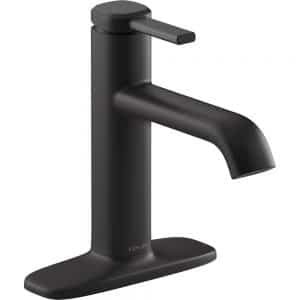 Kohler Ashan R27136-4D-BL Single Hole Single-Handle Bathroom Faucet in Matte Black
