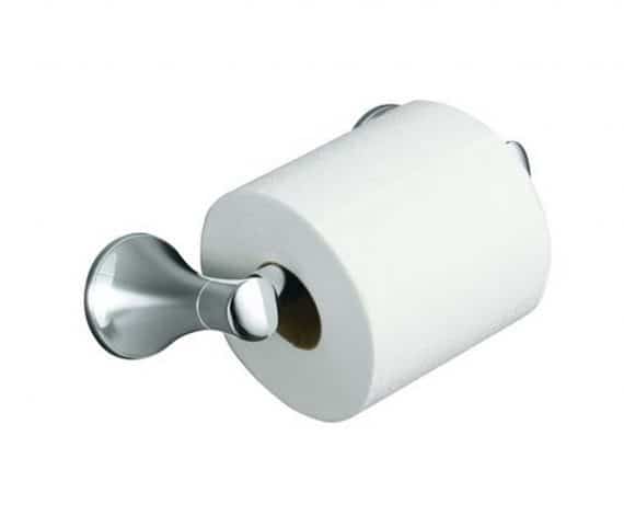 Kohler Coralais 13434-CP Wall-Mount Double Post Toilet Paper Holder in Polished Chrome