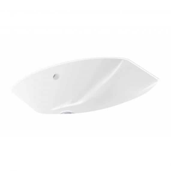 Kohler Elmbrook R3904-0 Undermount Bathroom Sink in White