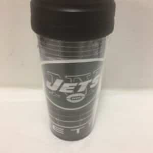 New York Jets Acrylic Tumbler Insulated NFL Green White Black