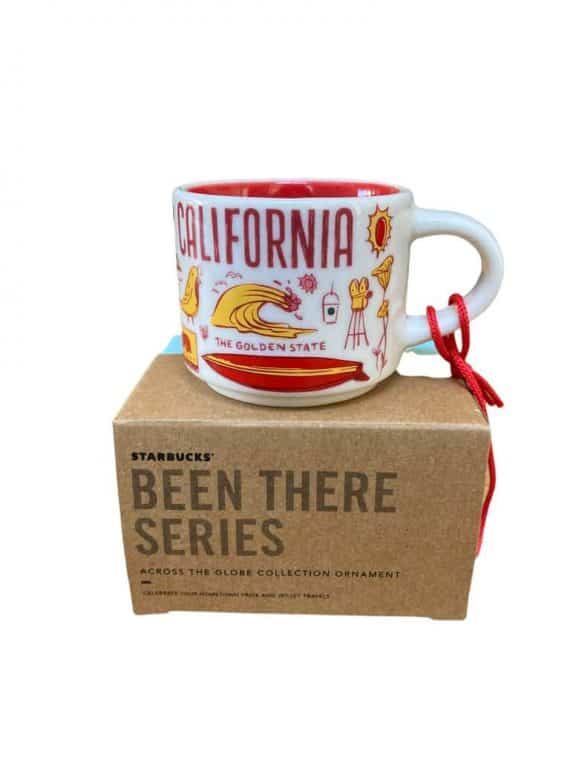 Starbucks Been There California Ornament Mini Mug Espresso Cup