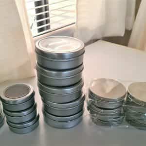 17 NEW Storage Tins 11 Are Magnetic with see through lids Home Organization