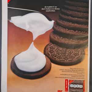 1967 Oreo Cookies Nabisco Original Classic 10×13 VTG Print Advertisement Ad BTV