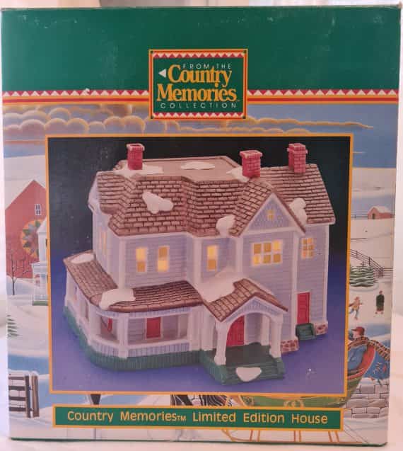 1993-country-memories-limited-edition-christmas-village-new-lighted-house-kmart