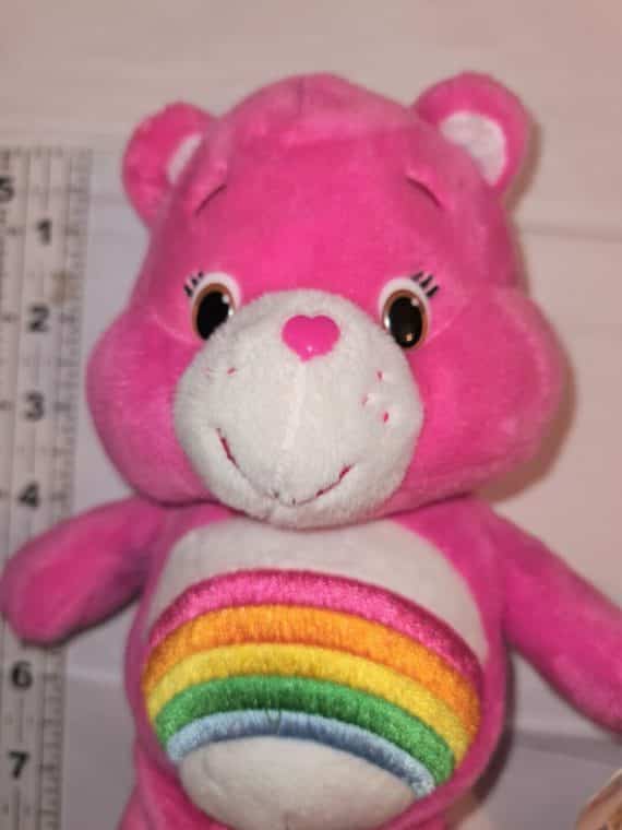 care-bears-pink-cheer-bear-2014-just-play-8-bean-bag-plush-american-greetings