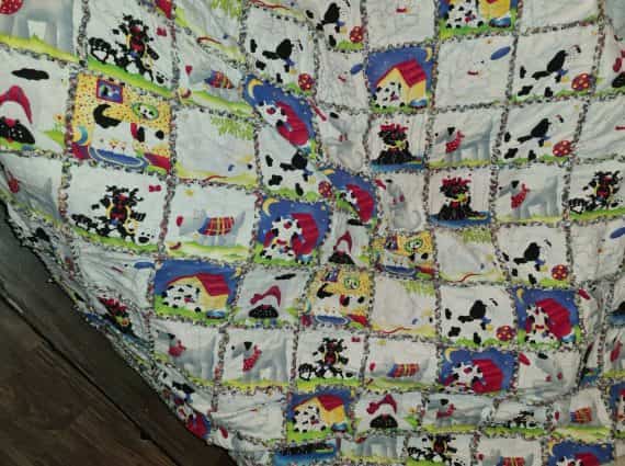 handmade-dog-quilt-4755-inch-rag-quilt