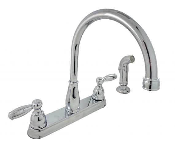 delta-21988lf-foundations-2-handle-standard-kitchen-faucet-with-side-sprayer-in-chrome