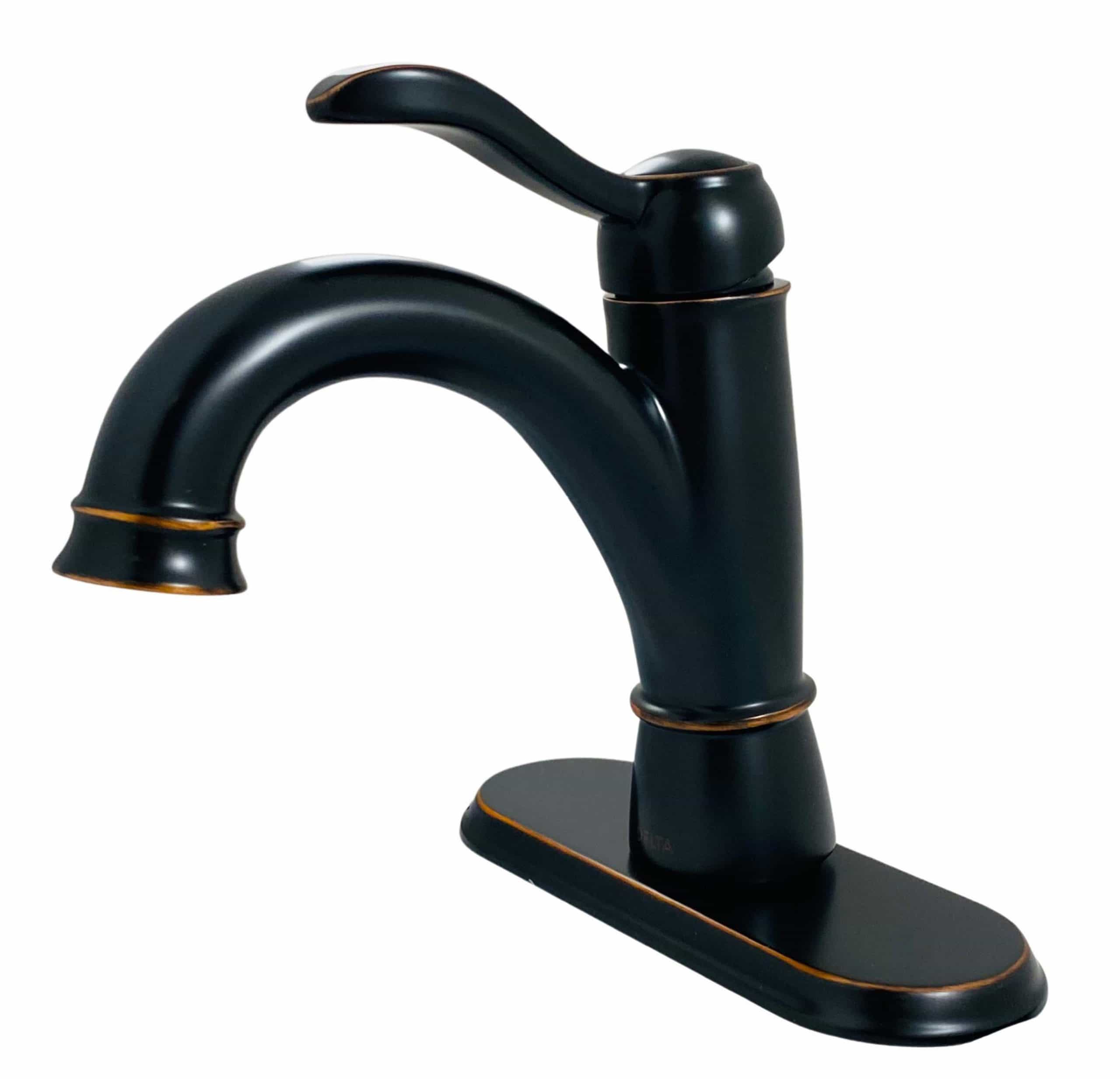 Delta Porter 15984LFOBECO Single Hole Single Handle Bathroom Faucet