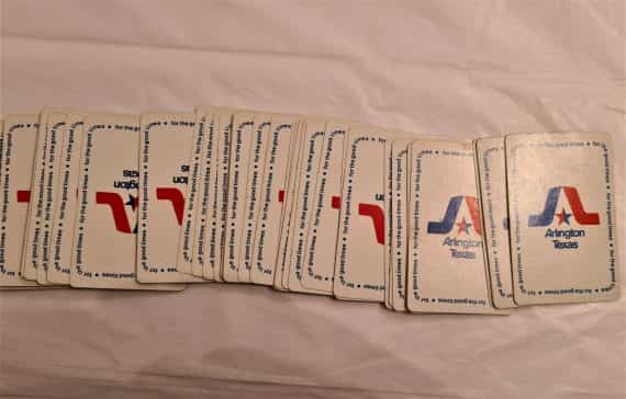 ARLINGTON TEXAS Playing Cards COMPLETE 54 CARD Deck FOR THE GOOD TIMES NO BOX