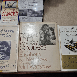 Books on Living / Dying 5 book lot – The Wheel of Life -Live Until We Say Goodby