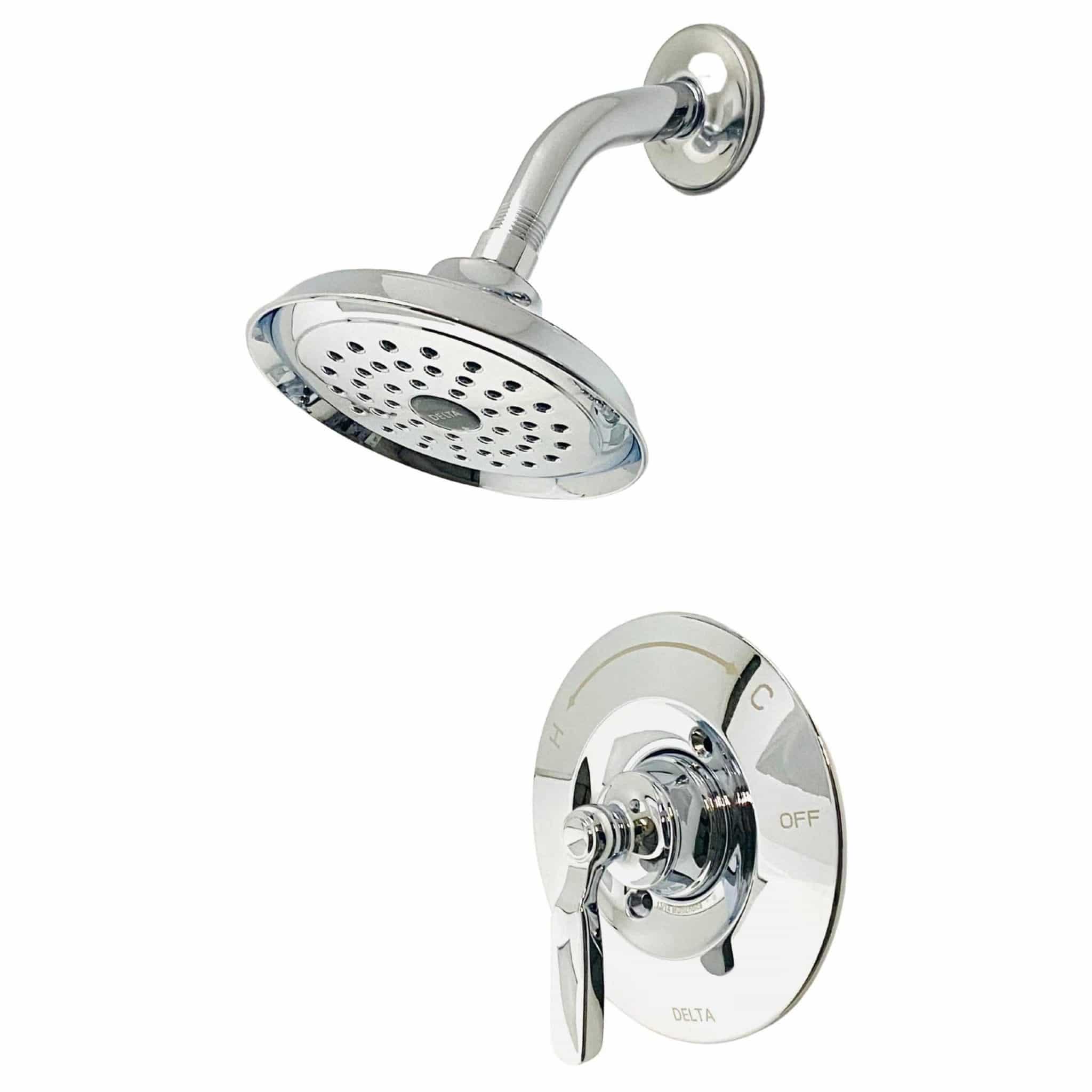 Delta T14232 Woodhurst 1 Handle Wall Mount Shower Trim Kit in Chrome