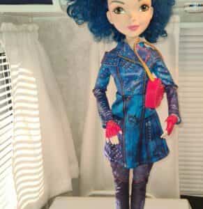Disney Descendants 2 Isle of Lost Evie 28” Blue Hair Doll My Size Large Tall