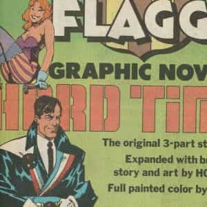First Comics Hard Times Novel Print Ad 1985 Vintage The First American Flagg!