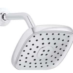KOHLER Fordra R27513-G-CP 3-Spray Patterns 6.817 in. Wall Mount Fixed Shower Head in Polished Chrome