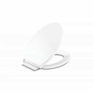 Kohler Highline K-22203-0 Quiet Close Elongated Closed Front Toilet Seat in White