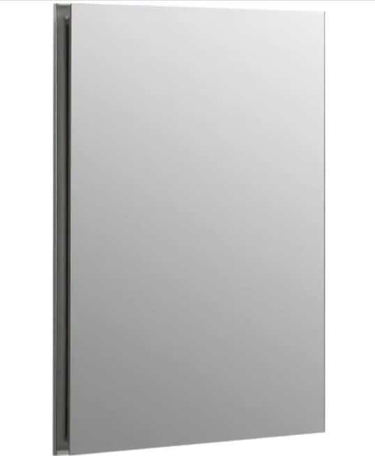 KOHLER R79216-NA Flat Edge 16 in. x 20 in. Recessed Soft Close Medicine Cabinet with Mirror