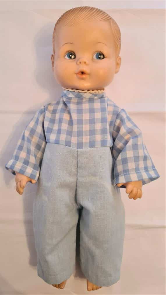 Lorrie Doll 1973 Molded Hair Painted Blue Eyes 12.5″ Great Vintage Condition