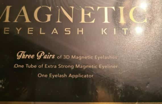 Magnetic Eyelash Kit 3 pr with Xstrong magnetic eyeliner and applicator tool NEW