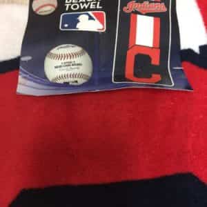 MLB Cleveland Indians Cotton Beach Towel 30 x 60 Inches