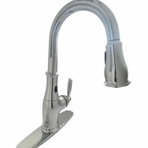 Moen Brantford 7185EC Single Handle Pull Down Sprayer Touchless Kitchen Faucet with MotionSense and Reflex in Chrome