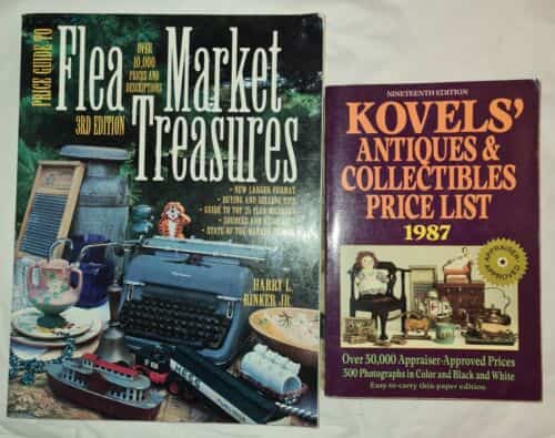 Price Guide Flea Market Treasures 3rd edition 1995 + Antiques & Collectables 198