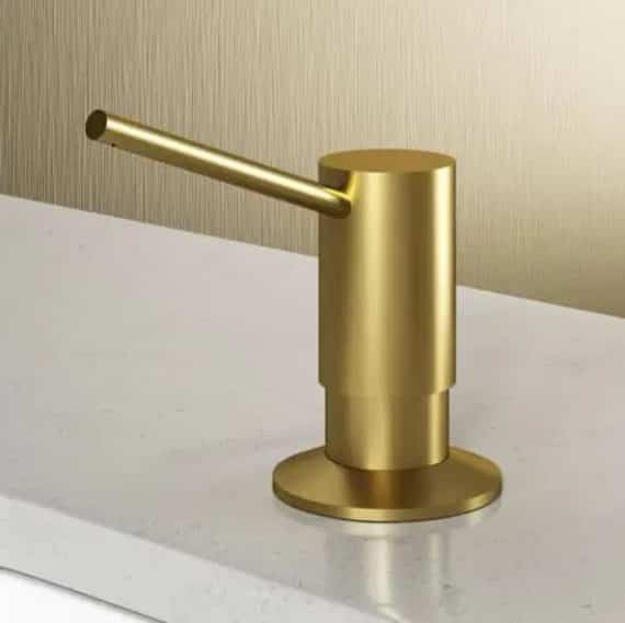 VIGO Braddock VGSD004MG Kitchen Soap Dispenser in Matte Brushed Gold