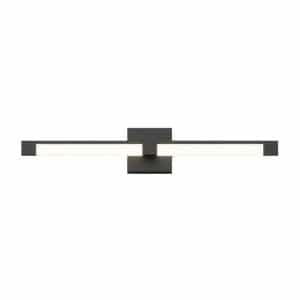 Artika VAN-TROC-HD2BL Tivoli 27 in. 1-Light Black LED Modern Bath Vanity Light Bar for Bathroom