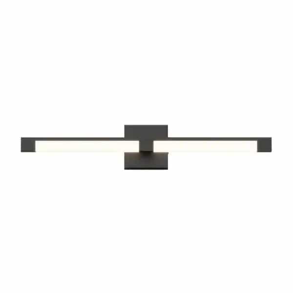 Artika VAN-TROC-HD2BL Tivoli 27 in. 1-Light Black LED Modern Bath Vanity Light Bar for Bathroom