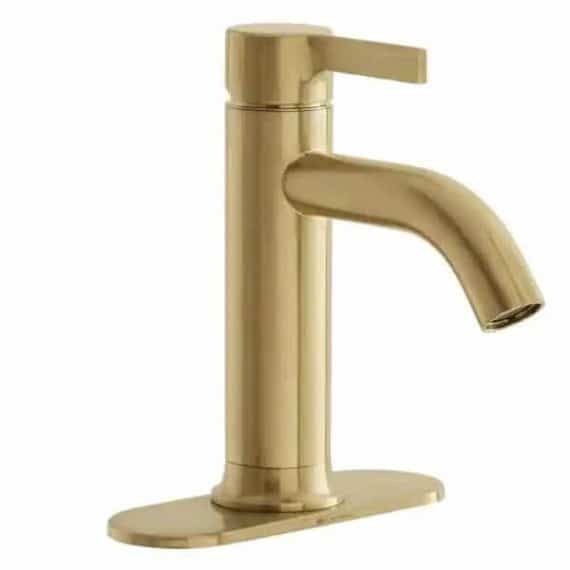 Glacier Bay 1005445910 Ryden Single Hole Single-Handle Bathroom Faucet in Brushed Bronze