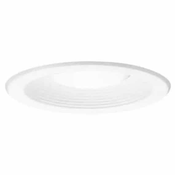 Halo 5000P 5 in. White Recessed Ceiling Light Trim with Open Splay