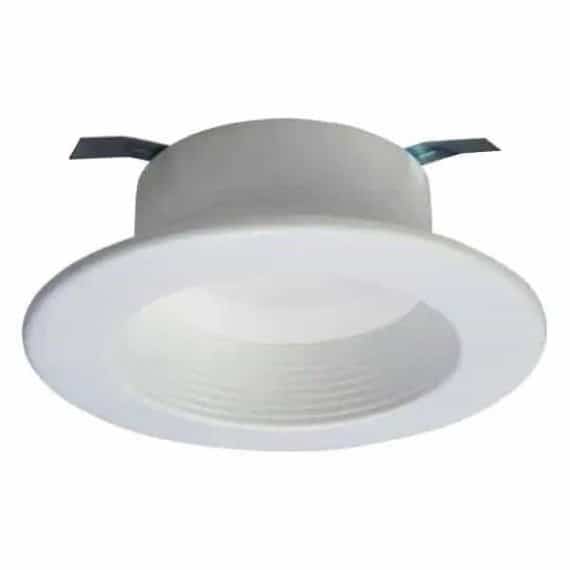Halo RL4069BLE40AWHR RL 4 in. White Bluetooth Smart Integrated LED Recessed Ceiling Light Trim, Tunable CCT (2700K-5000k)