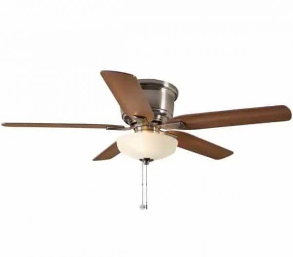 hampton-bay-57289-holly-springs-low-profile-52-in-led-indoor-brushed-nickel-ceiling-fan-with-light-kit