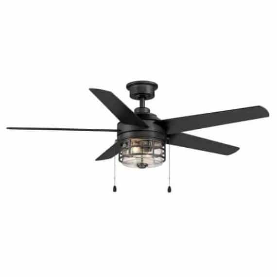 Home Decorators Collection AK127-NI Colbridge 52 in. LED Indoor/Outdoor Natural Iron Ceiling Fan with Light
