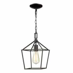 Home Decorators Collection 16201 Weyburn 1-Light Bronze Mini Pendant