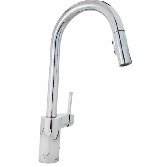 MOEN 7565EVC Align Single-Handle Smart Touchless Pull Down Sprayer Kitchen Faucet with Voice Control and Power Clean in Chrome