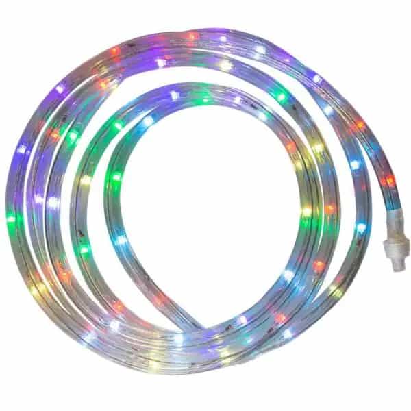 Westek LROPE12RGB 12 ft. Integrated LED Indoor/Outdoor Rope Light with ...