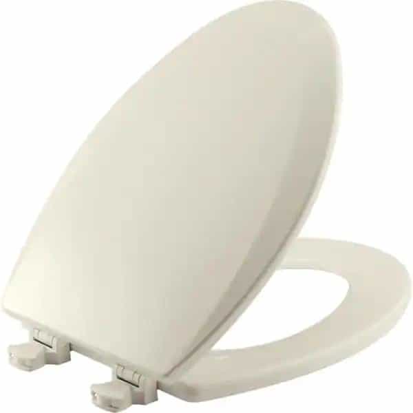 BEMIS 1500EC 346 Elongated Closed Front Enameled Wood Toilet Seat in