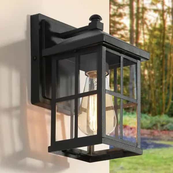 lnc-aiev6vhd14372r7-frosted-black-small-outdoor-sconce-for-front-door-gazebo-garage-modern-1-light-exterior-wall-lamp-with-clear-glass-shade