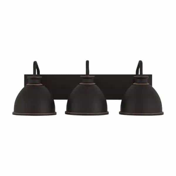 Hampton Bay 51900 Tallulah 24 in 3Light Oil Rubbed Bronze Bathroom