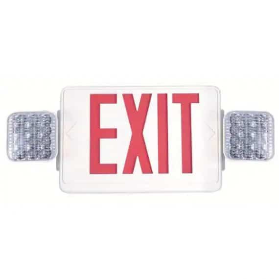 commercial-electric-eecledrg120277-combo-14-watt-equivalent-integrated-led-white-exit-sign-and-emergency-light-with-ni-cad-9-6-volt-battery