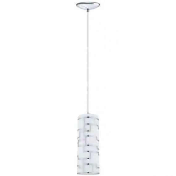 eglo-92562a-bayman-4-875-in-w-1-light-chrome-mini-pendant-with-frosted-white-glass-with-chrome-accents