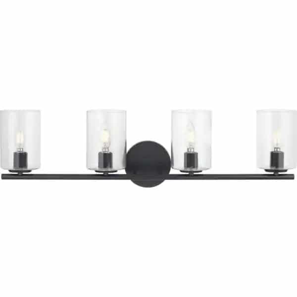 Hampton Bay 1024HBMBDI Champlain 31.5 in. 4Light Matte Black Modern