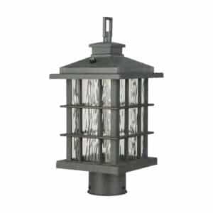 Home Decorators Collection CQH1801L Summit Ridge Collection Zinc Outdoor Integrated LED Post Light