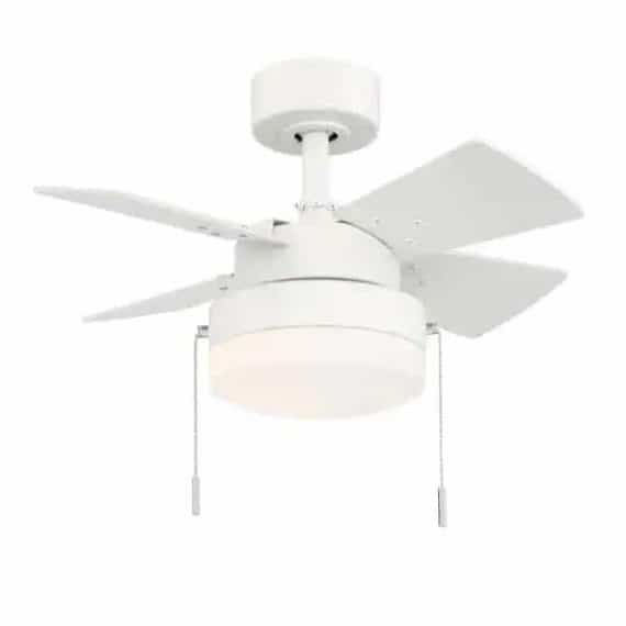 Progress Lighting P2544-1530K Graceful Collection 54 in. LED Indoor Polished Chrome Modern Ceiling Fan with Light Kit and Remote