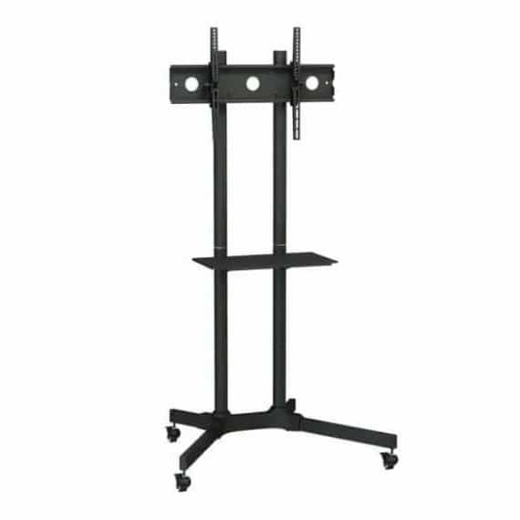 ProMounts AFC6402-02 Rolling Mobile TV Cart with Shelf for TVs 32 in. to 70 in. for Classrooms and Offices Universal TV Floor Stand Mount