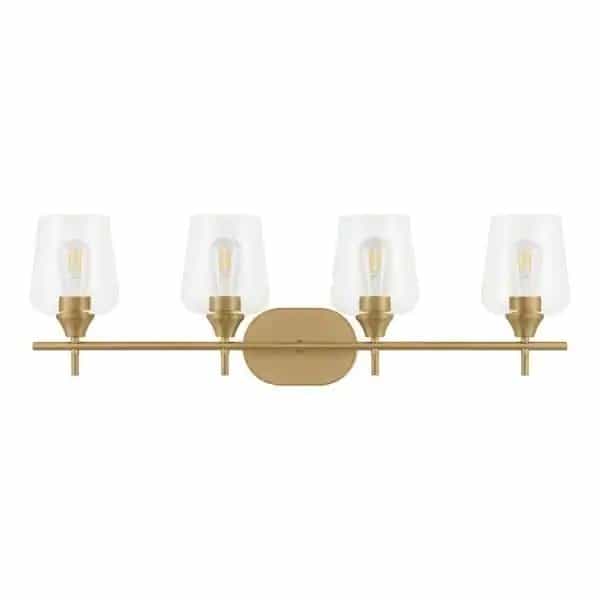 hampton-bay-gs-w041401bs-pavlen-33-in-4-lights-antique-brass-vanity-light-with-clear-glass-shade