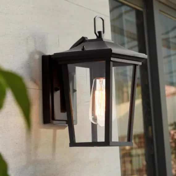 laluz-ll6nevhl1278s6b-modern-1-light-black-outdoor-wall-lantern-sconce-exterior-lighting-with-clear-glass-shade